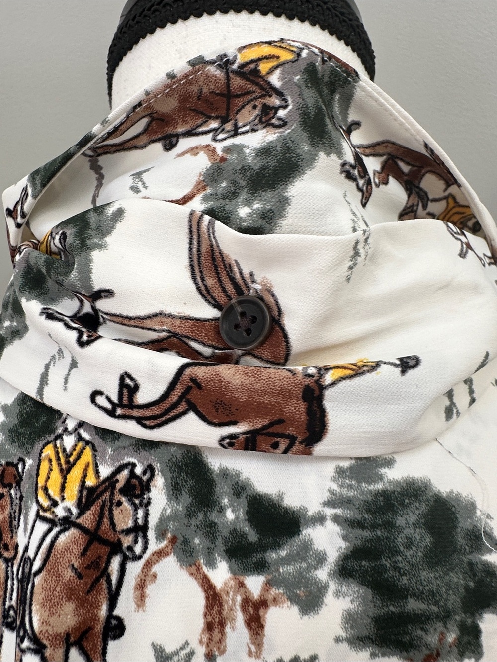 Studio Park x Shawn Killinger Horse & Hounds Equestrian Top NEW! Oversized - Picture 9 of 10